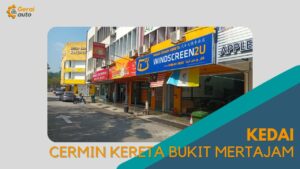 Cover kedai Cermin kereta Bukit Mertajam GeraiAuto