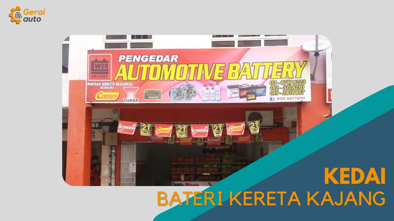 Cover Kedai Bateri Kereta Kajang GeraiAuto